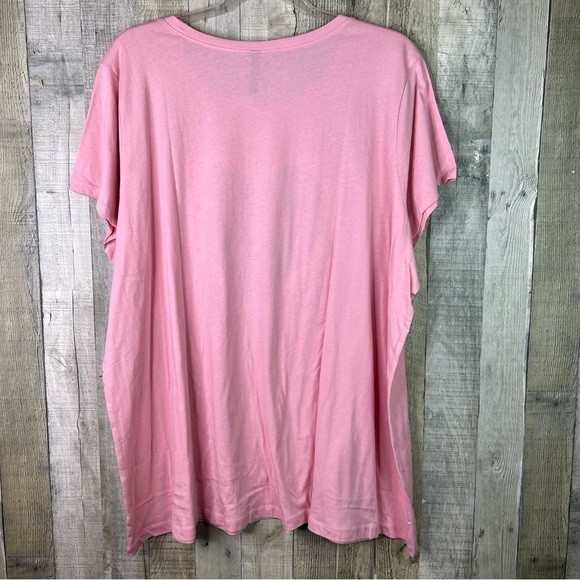 Torrid Size 5(5X)(28) Crewneck Short Sleeve Relaxed Sleep T-Shirt Heart Graphic - Picture 2 of 8